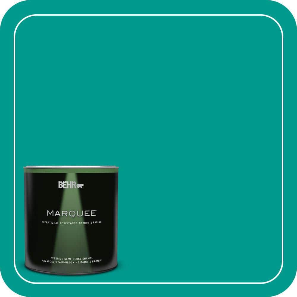 BEHR MARQUEE 1 qt. #P450-6 Tropics Semi-Gloss Enamel Exterior Paint & Primer (1)
