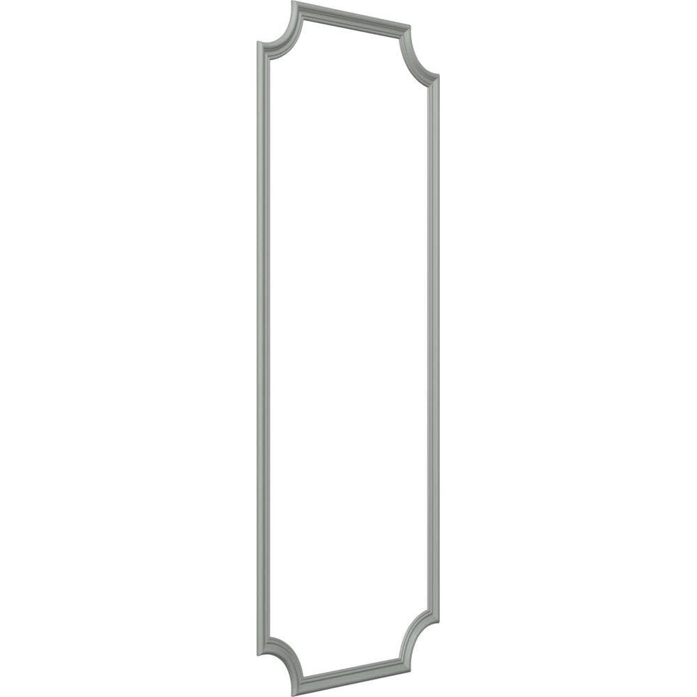 Ekena Millwork 28 in. W x 72 in. H Unfinished Polyurethane Claremont Panel Moulding Kit (Single Panel) (2)