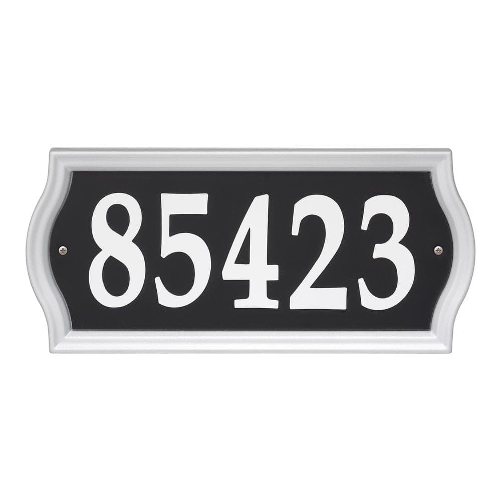 Unbranded 7 in. x 15.5 in. Rectangle Nite Bright Ashland Reflective Address Numbers Sign (1)