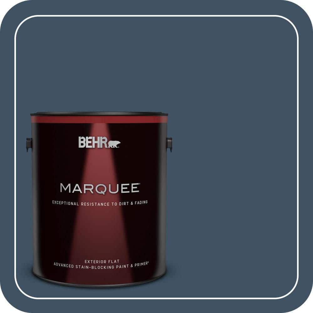 BEHR MARQUEE 1 gal. #560F-7 Twilight Chimes Flat Exterior Paint & Primer