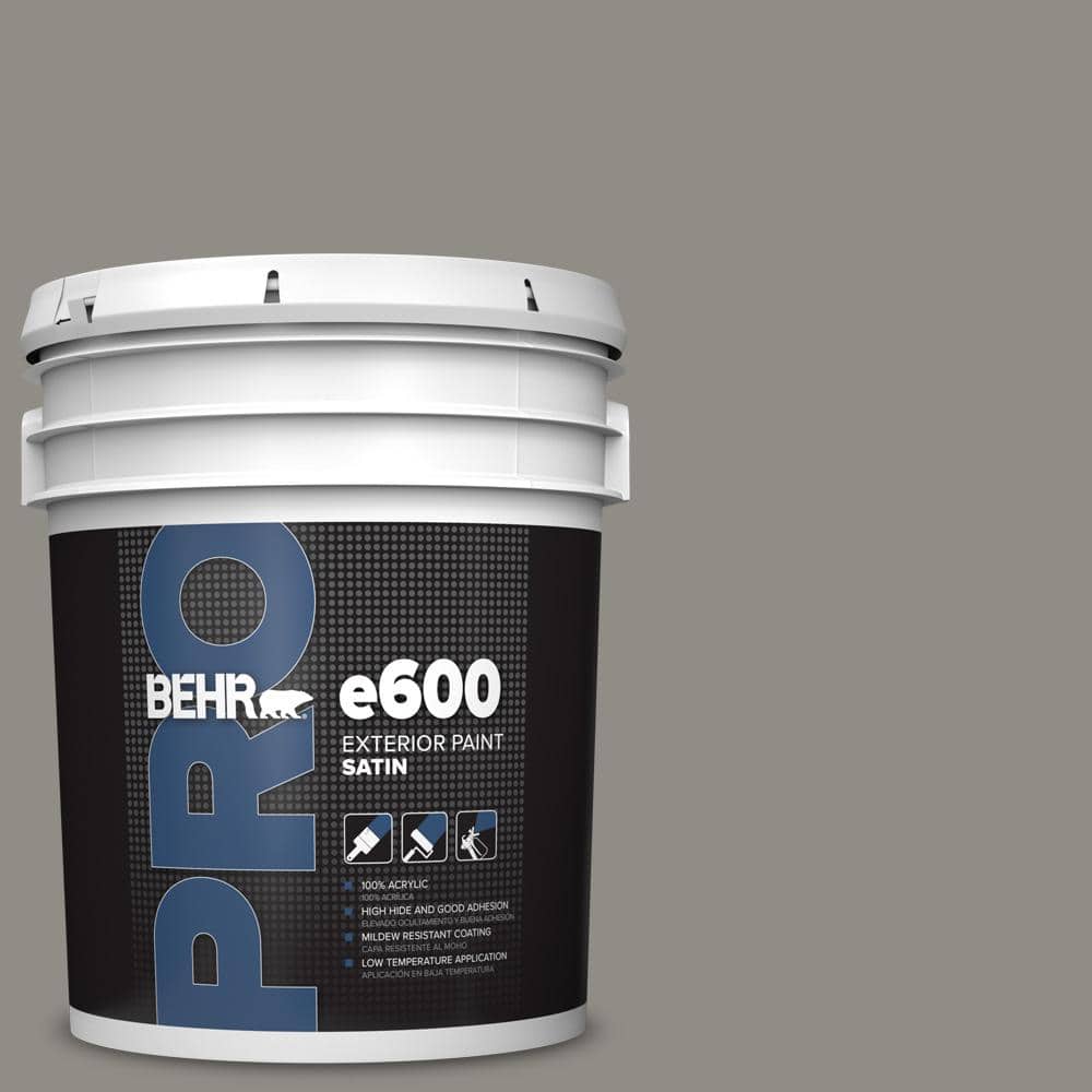 BEHR PRO 5 gal. #PPU24-08 Parador Stone Satin Exterior Paint