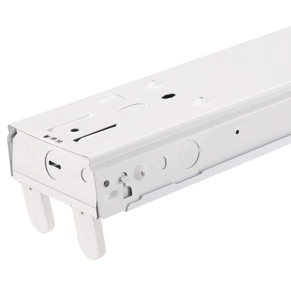 Metalux 32-Watt 4-Light White 8 ft. Tandem Fluorescent Strip Light (4)