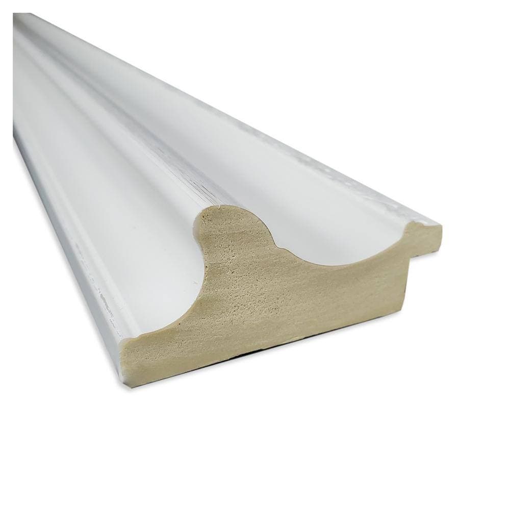 Amanti Art Mirror Makeover Parlor White 21.25 in. W x 21.25 in. H Bathroom Mirror Frame Border Kit-Fits a 20x20 mirror (3)