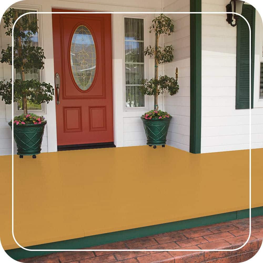 BEHR PREMIUM #BIC-43 Low-Lustre Enamel Interior/Exterior Porch and Patio Floor Paint (2)