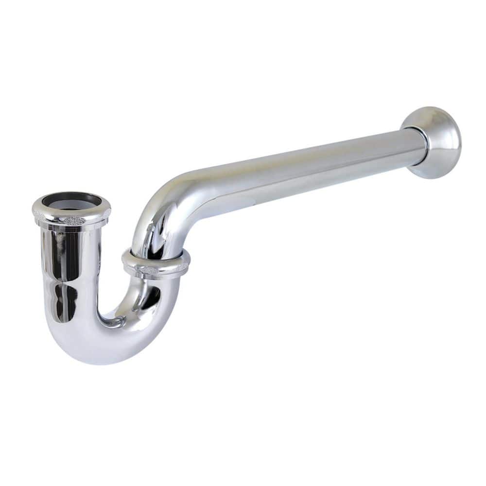 Kingston Brass Vintage 1-1/4 in. 18-Gauge Brass Decor P-Trap in Polished Chrome (1)