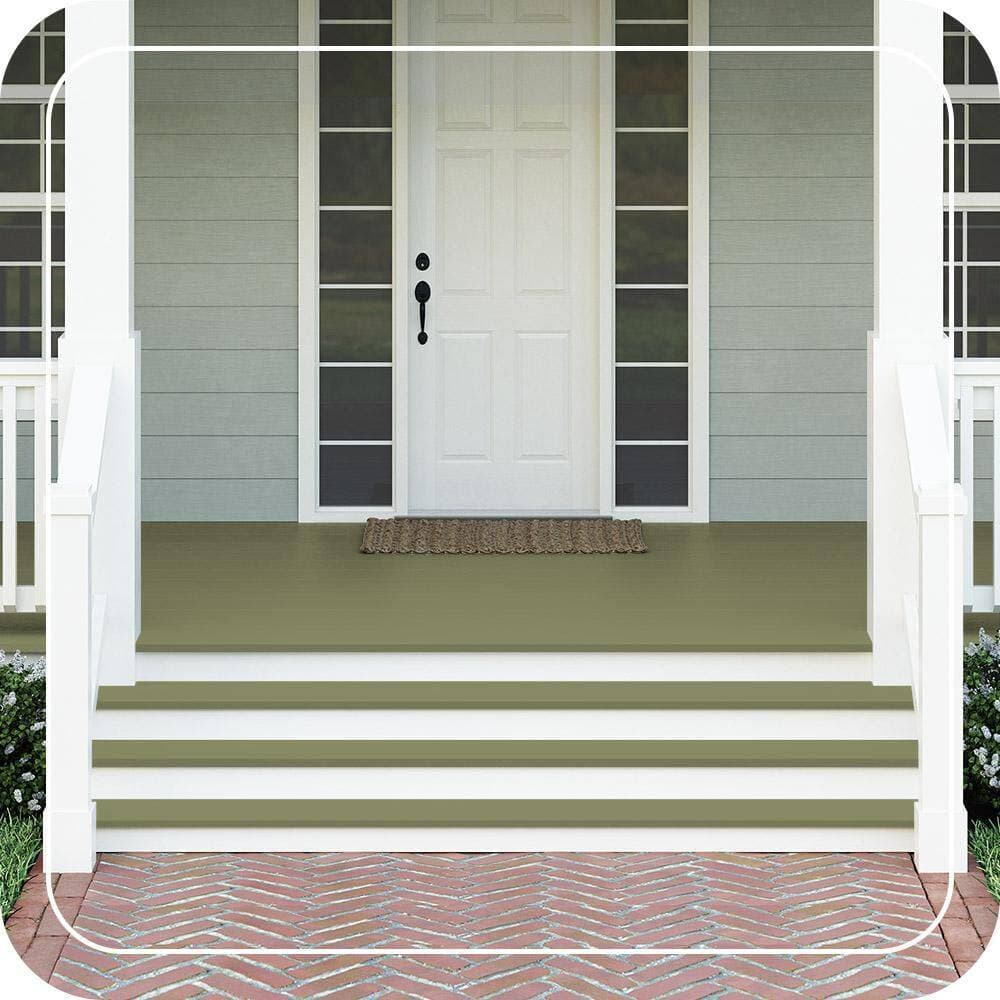 BEHR PREMIUM #S360-5 Textured Low-Lustre Enamel Interior/Exterior Porch and Patio Anti-Slip Floor Paint (2)