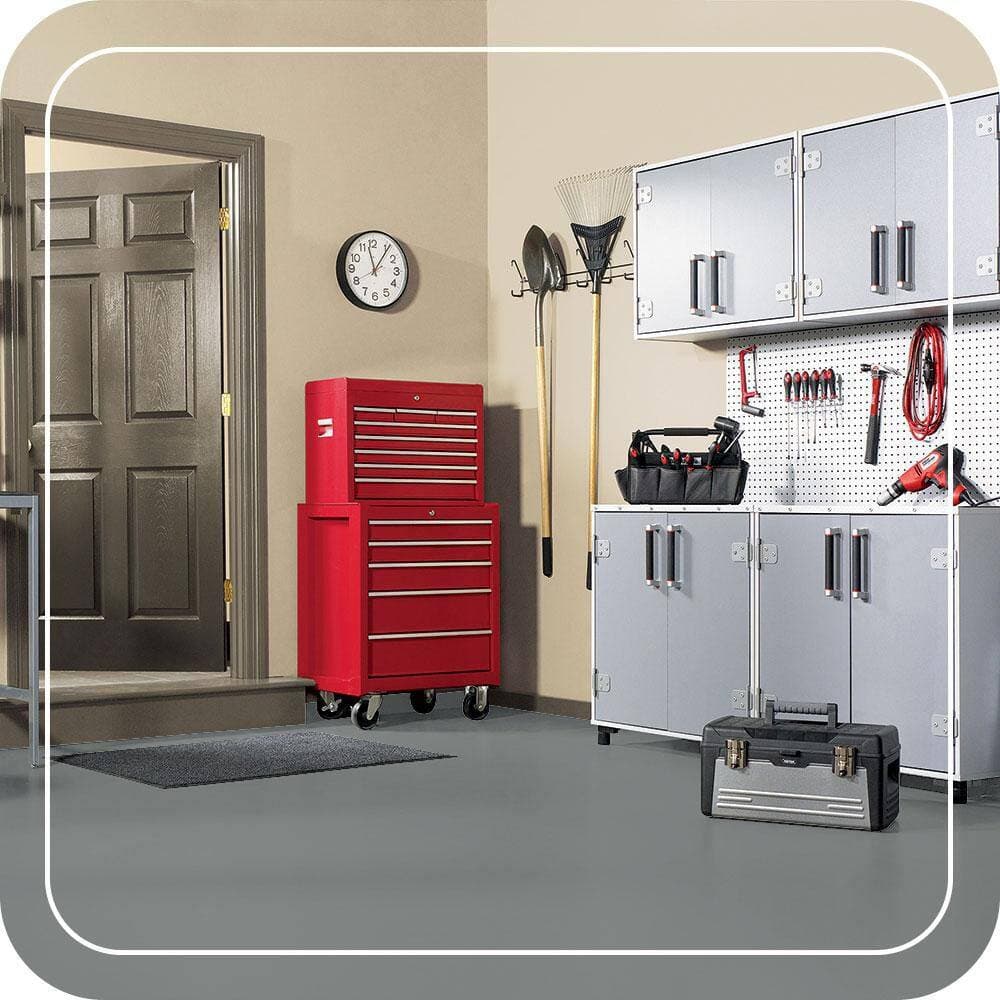 BEHR PREMIUM #SC-125 Self-Priming 1-Part Epoxy Satin Interior/Exterior Concrete and Garage Floor Paint (2)