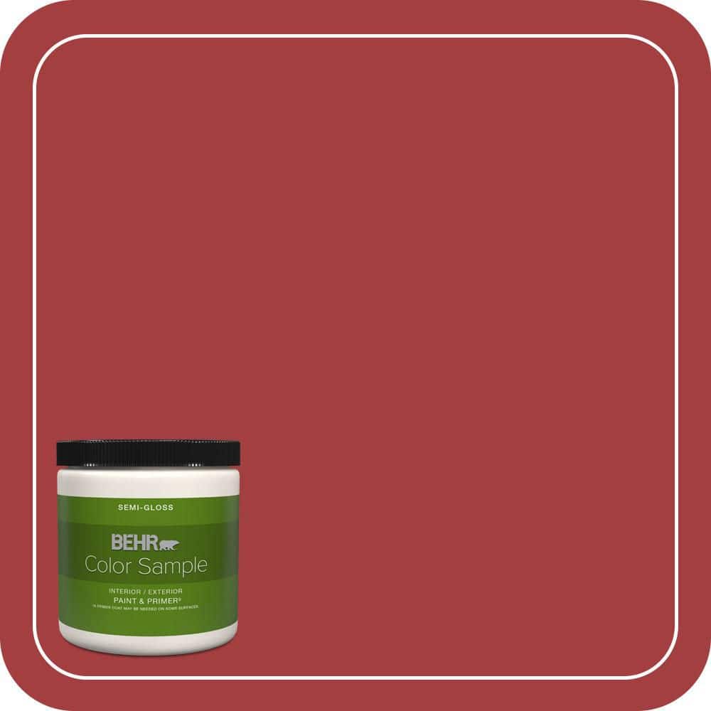 BEHR PREMIUM PLUS 8 oz. #P140-7 No More Drama Semi-Gloss Interior/Exterior Paint & Primer Color Sample