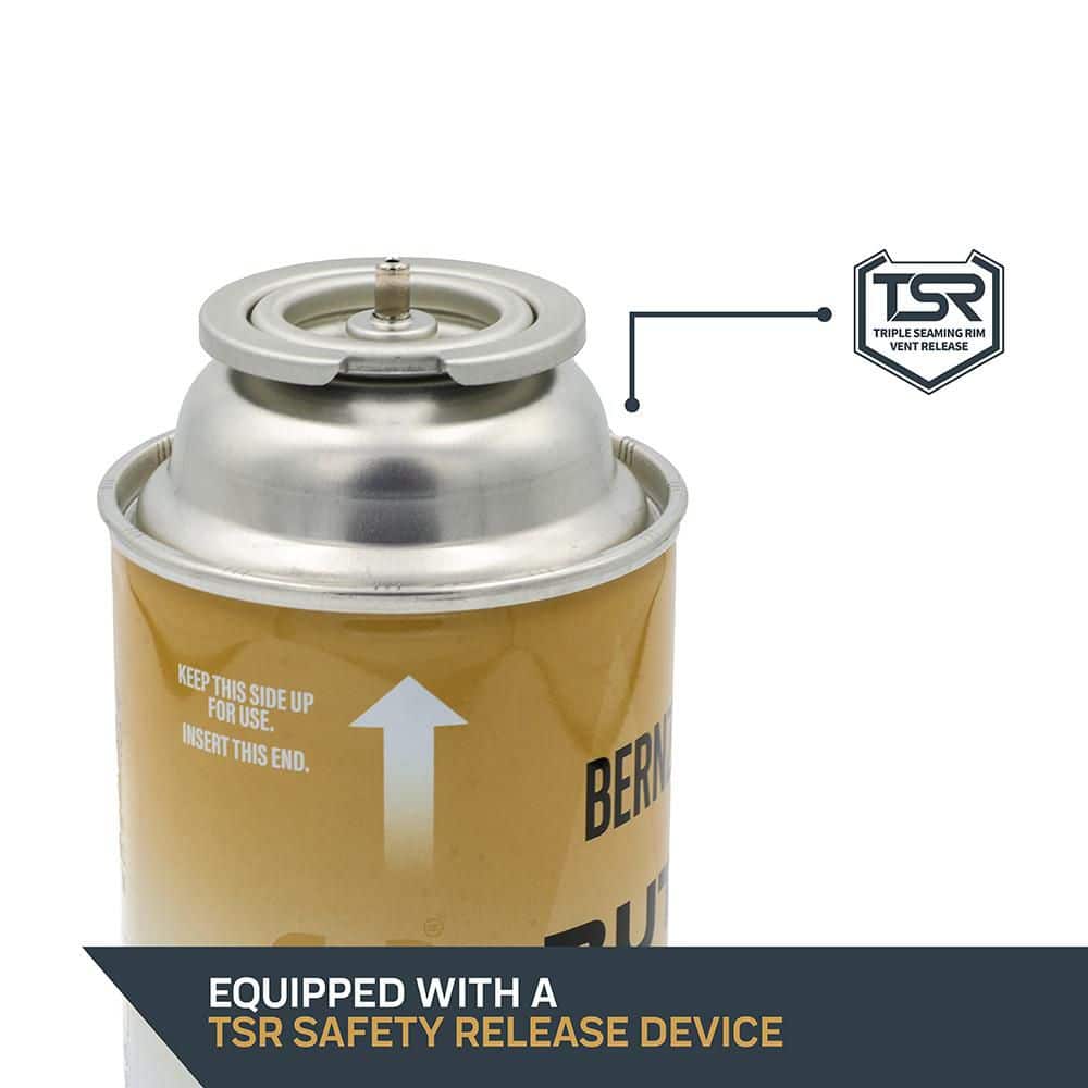 Bernzomatic 8 oz. Butane Fuel Cartridge (4-Pack) with Universal Tip (3)