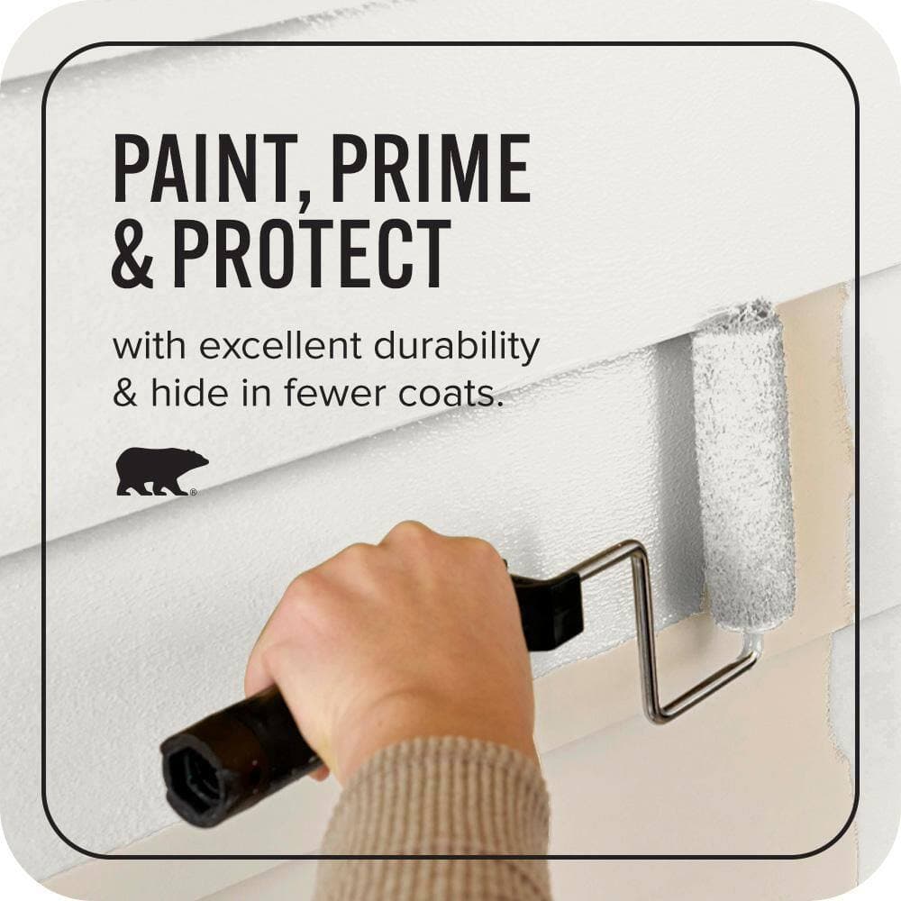BEHR ULTRA 1 qt. #PWN-64 Silver Dust Satin Enamel Exterior Paint & Primer (3)