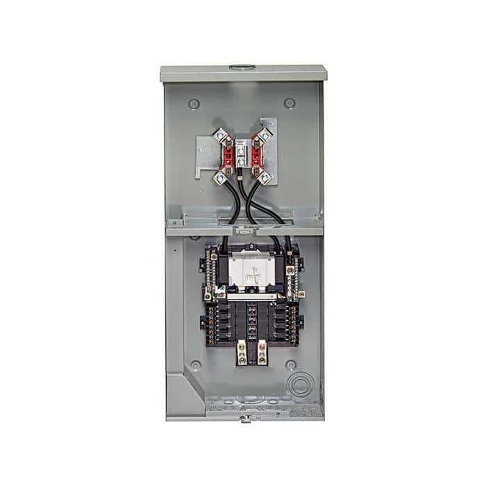 Leviton 150 Amp 8-Space, 8-Circuit Outdoor Meter Main Combo Load Center, Ring Type LS815-BRD (2)