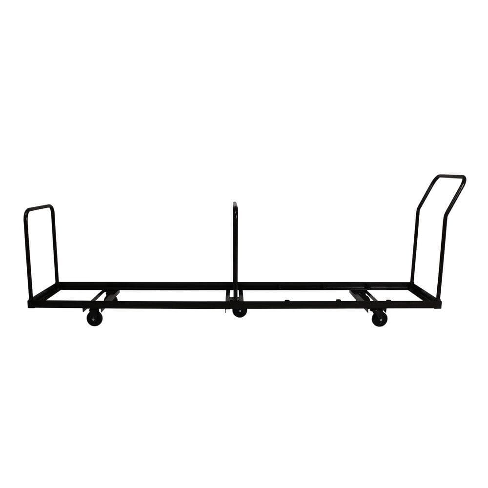 HAMPDEN FURNISHINGS Ava Series 1375 lbs. Weight Capacity Powder Coated Steel Folding Chair Dolly with Casters (3)
