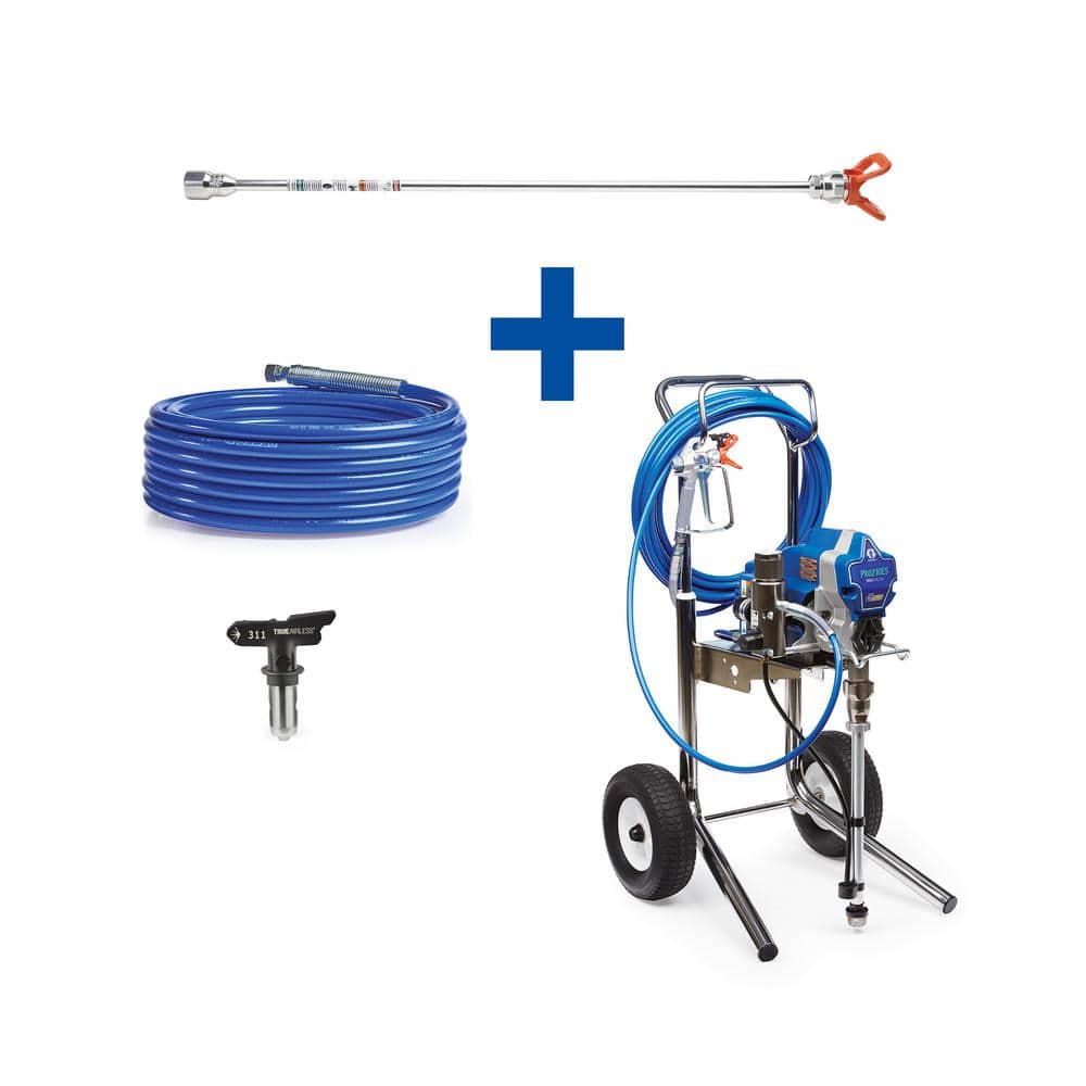 Graco Pro 210ES Cart Airless Paint Sprayer with 20 in. Extension, 50 ft. Hose and TRU311 Tip