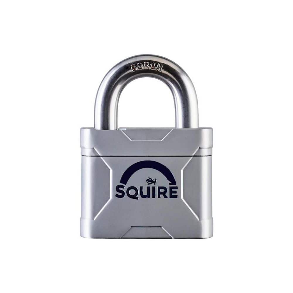 SQUIRE Mercury 2.16 in. Wide Steel Keyed Padlock with 0.83 in. High Boron Shackle
