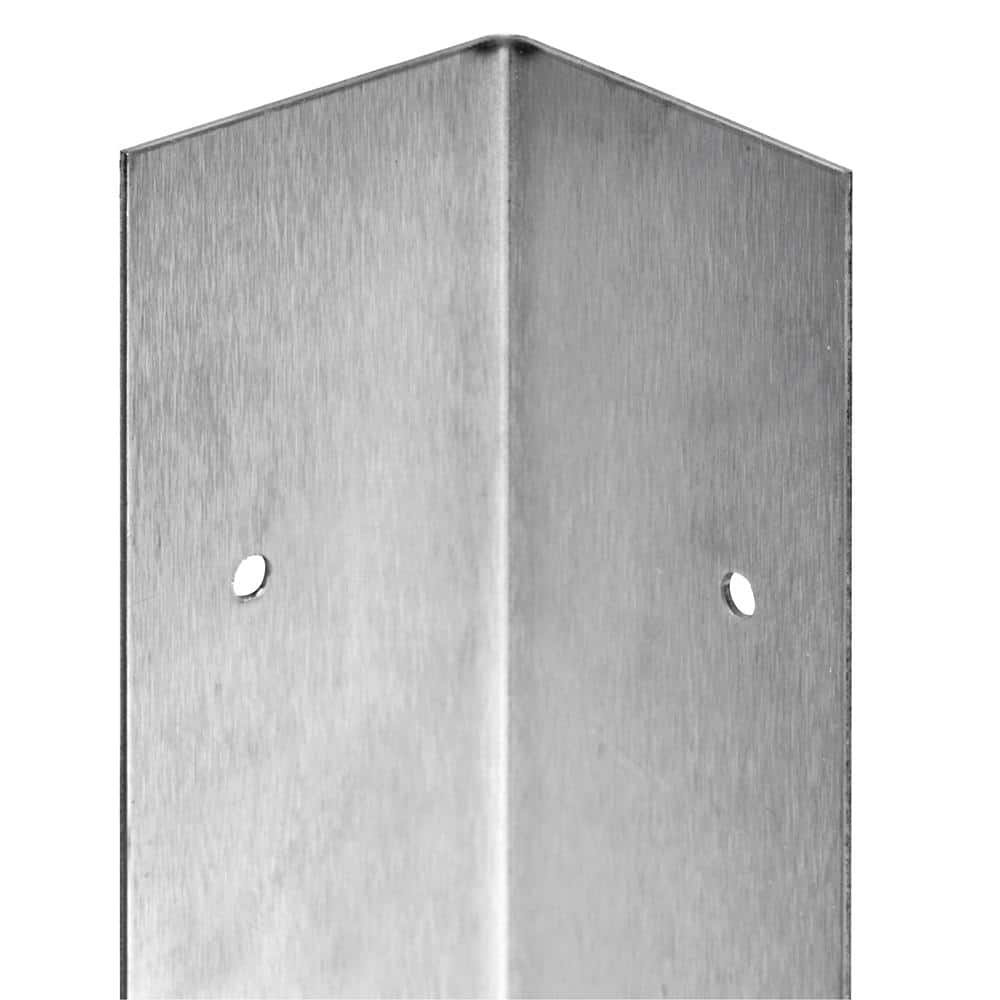 Prime-Line 2 in. x 48 in. Corner Shield Stainless Steel Construction (1)