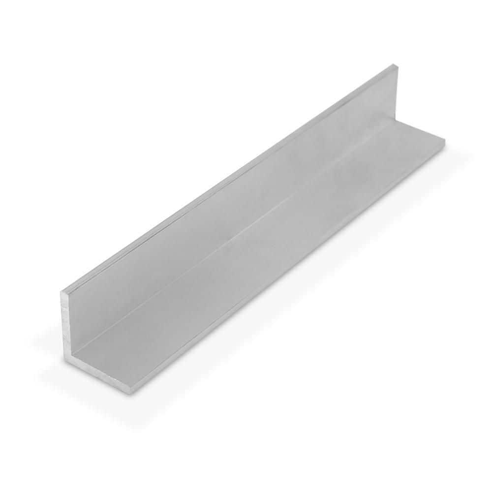 Outwater 18-Pack 1 in. D x 1 in. W x 72 in. L Unfinished Paintable Mill Aluminum Angle Moulding (1)