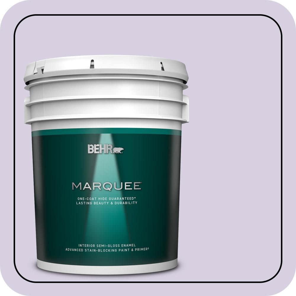 BEHR MARQUEE 5 gal. #M560-2 Fanciful Semi-Gloss Enamel Interior Paint & Primer
