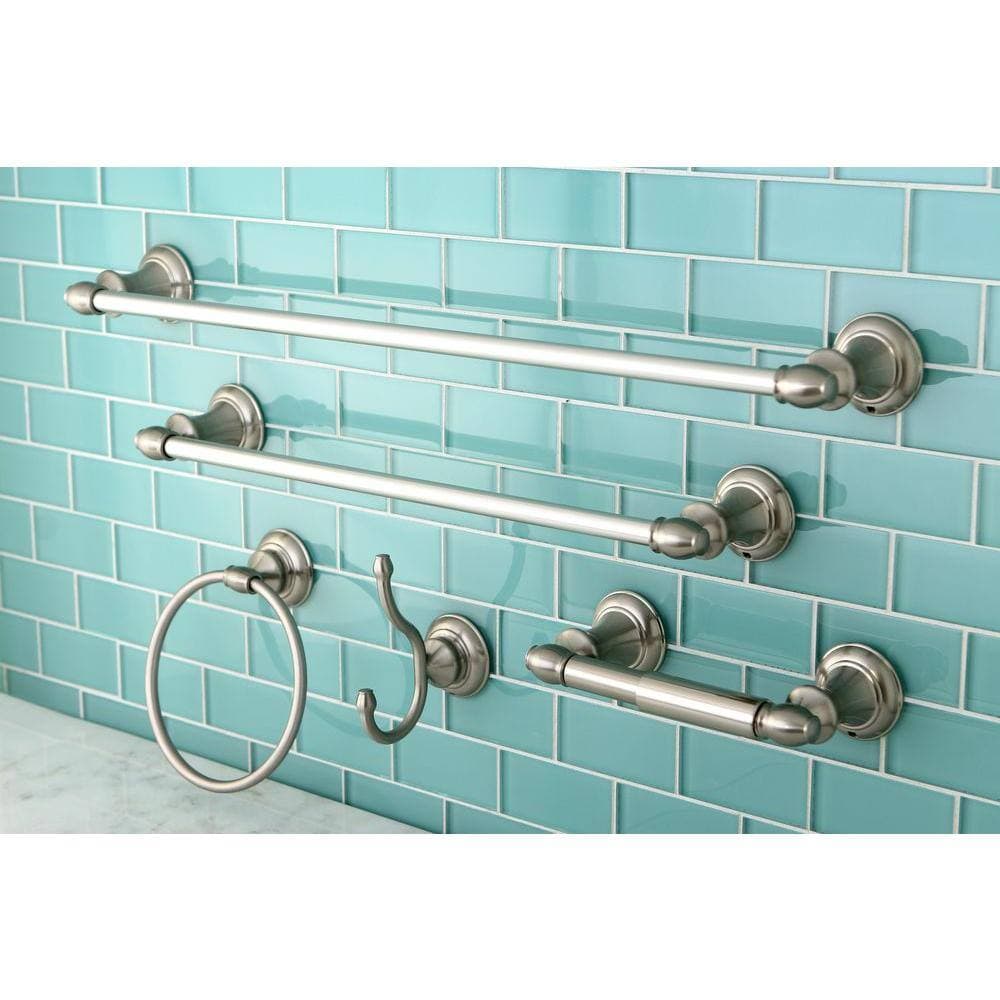 Kingston Brass 5-Piece Bath Hardware Set in Brushed Nickel (2)