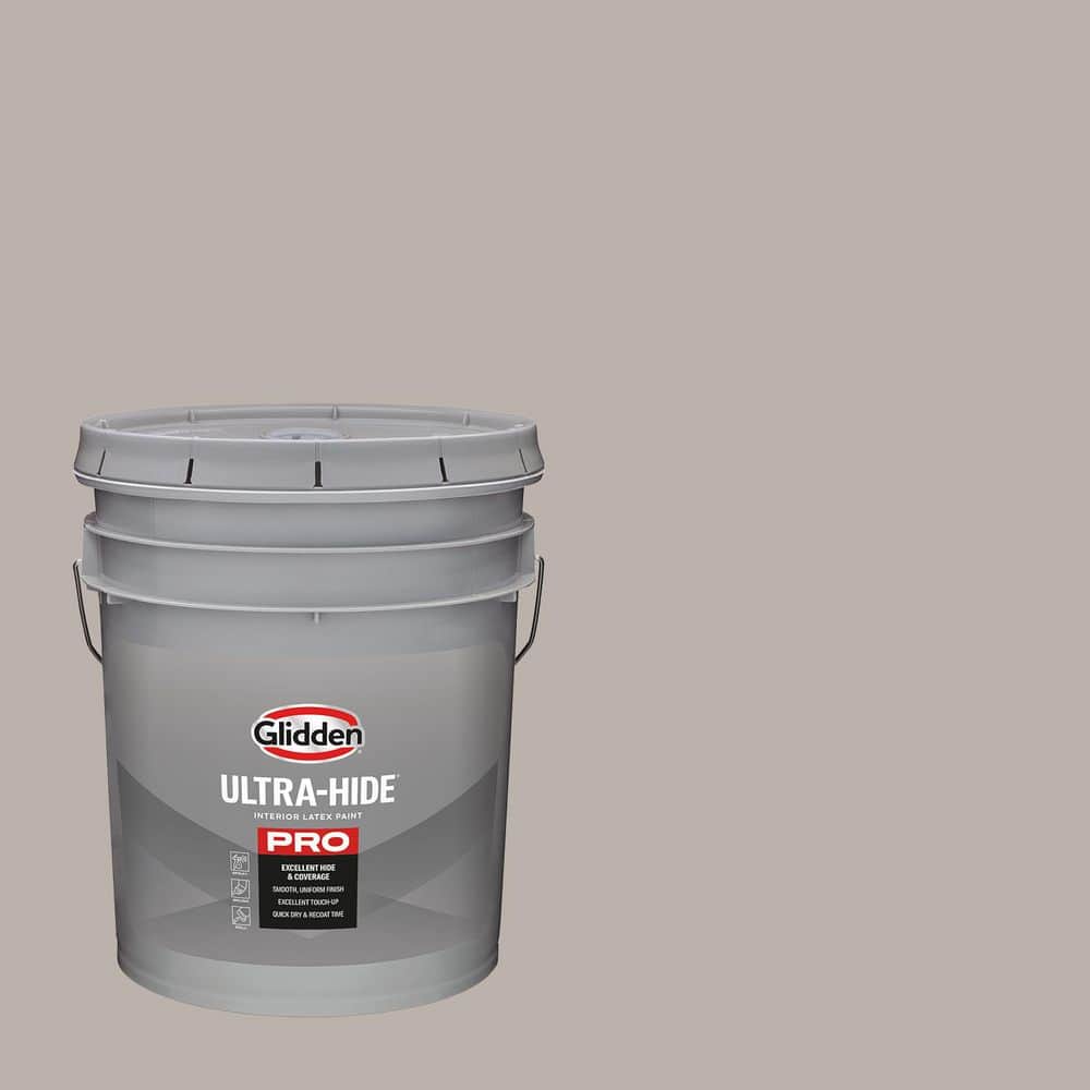 Glidden Ultra-Hide 1 gal. PPG1018-3 City Street Semi-Gloss Interior Paint