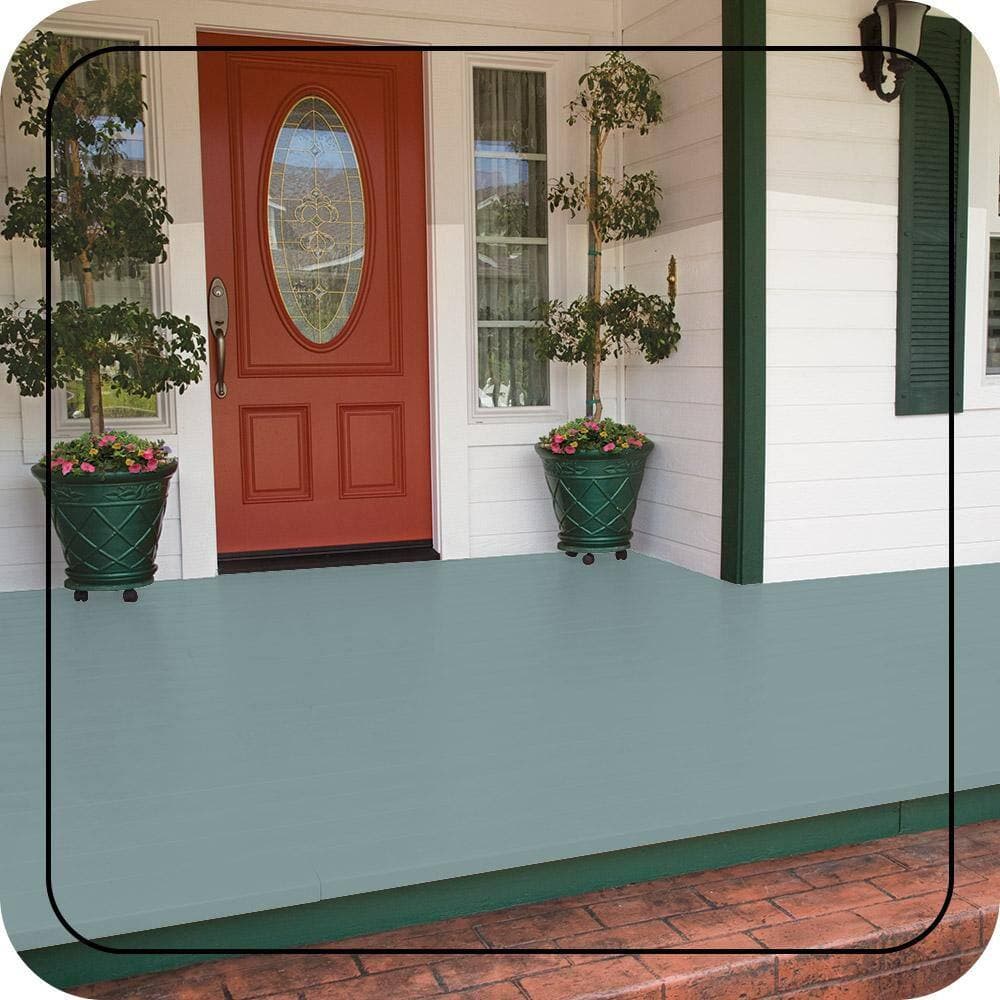 BEHR PREMIUM #PPU13-12 Low-Lustre Enamel Interior/Exterior Porch and Patio Floor Paint (2)