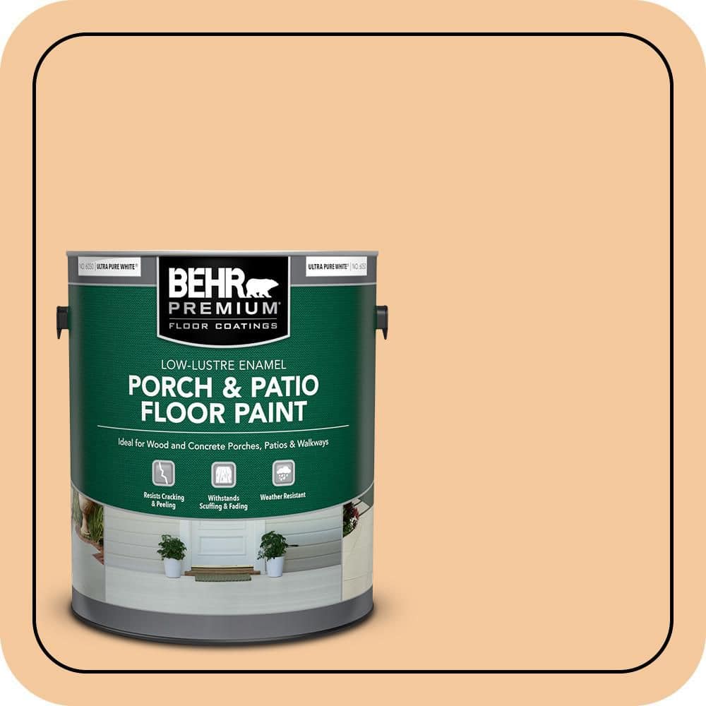 BEHR PREMIUM #M240-4 Textured Low-Lustre Enamel Interior/Exterior Porch and Patio Anti-Slip Floor Paint (1)