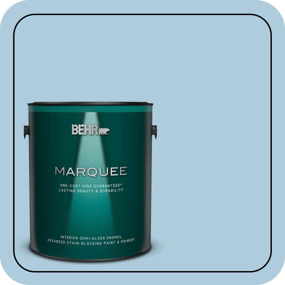 BEHR MARQUEE 1 gal. #M500-2 Early September Semi-Gloss Enamel Interior Paint & Primer