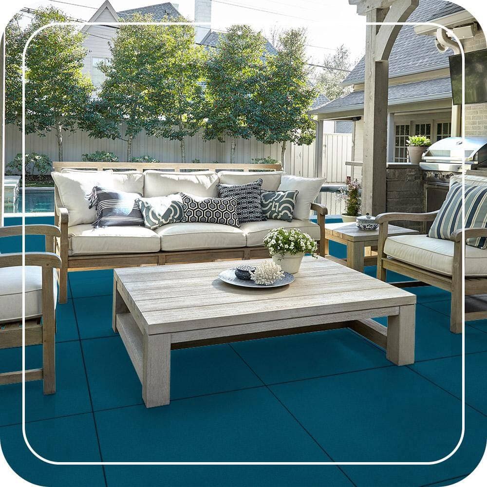 BEHR PREMIUM #M490-7 Textured Low-Lustre Enamel Interior/Exterior Porch and Patio Anti-Slip Floor Paint (3)