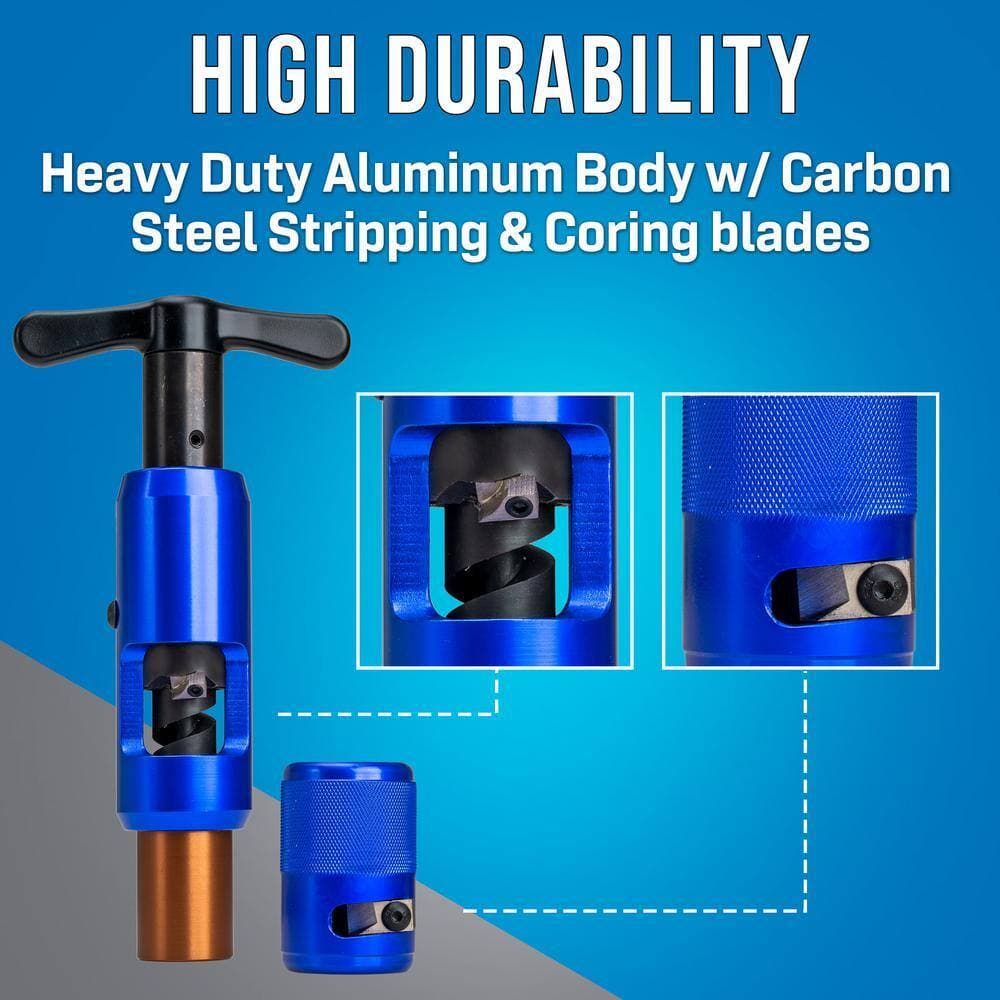 JONARD TOOLS Hardline Coring and Stripping Tool Kit for QR 860 Cable (3)