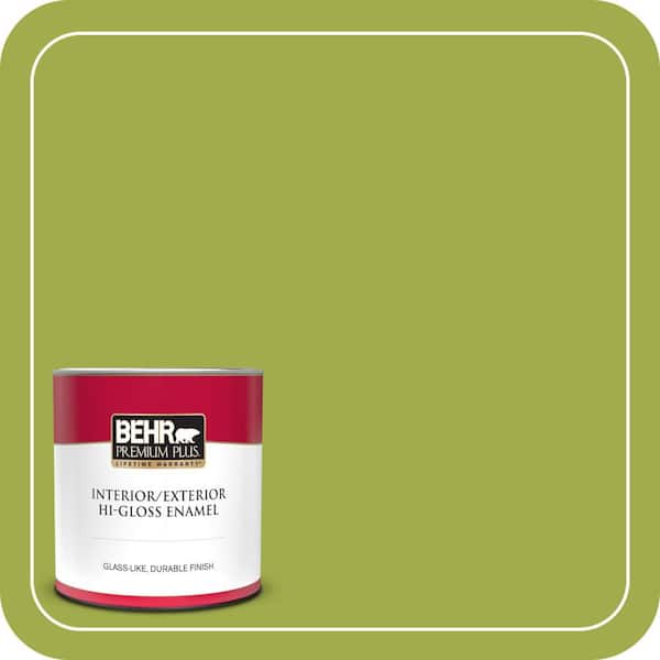 BEHR PREMIUM PLUS #PPU10-05 Intoxication Flat Low Odor & Primer (4)