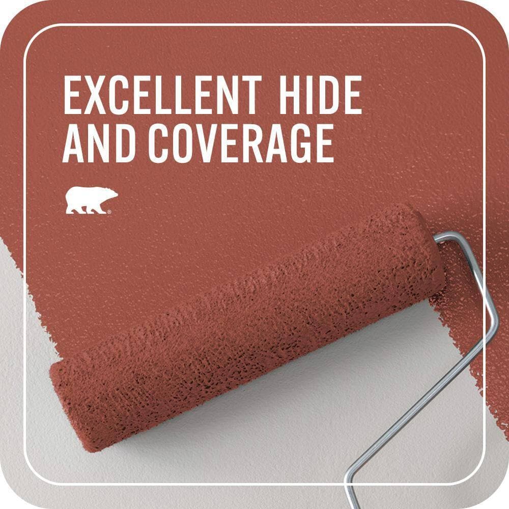BEHR PREMIUM PLUS #ECC-62-3 Volcanic Enamel & Primer Color Sample (4)