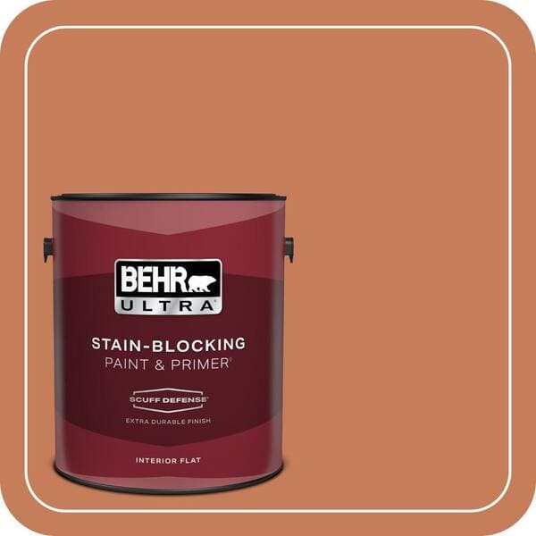 BEHR PREMIUM PLUS #M210-6 Orange Liqueur Enamel Low Odor & Primer (3)