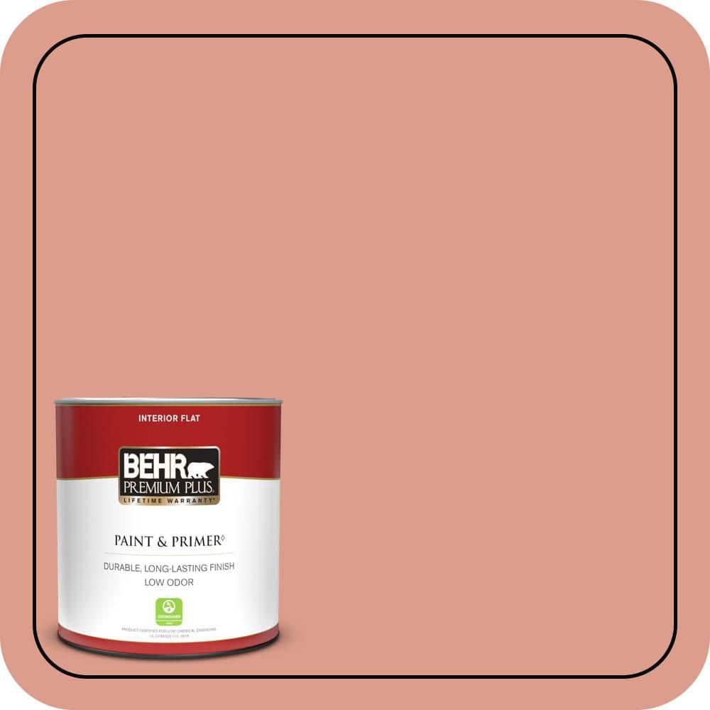 BEHR PREMIUM PLUS #210D-4 Medium Terracotta Enamel Low Odor & Primer (1)