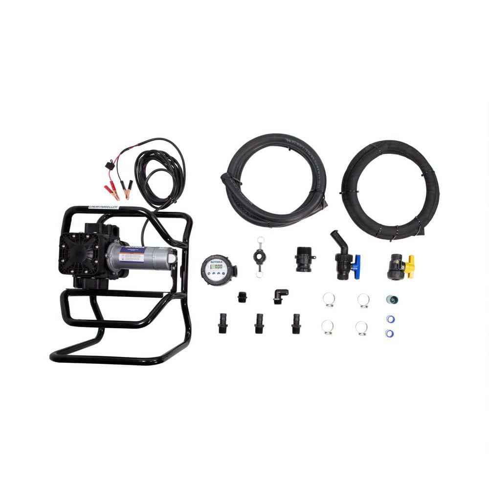 SOTERA 12-Volt 15 GPM 1/4 HP Agricultural Utility Chemical Transfer Pump Package (Chemtraveller) (3)