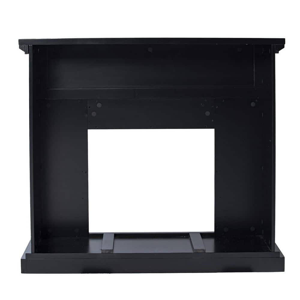 SEI FURNITURE Wansford 45.75 in. Freestanding Metal Electric Fireplace in Black (3)