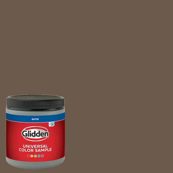 Glidden 8 oz. PPG1077-7 Coffee House Satin Interior Paint Sample (2)