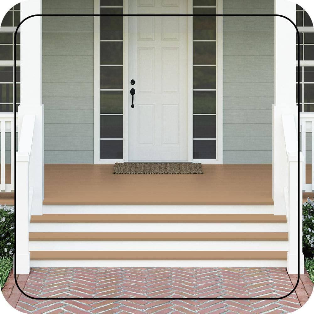 BEHR PREMIUM #PPU4-06 Textured Low-Lustre Enamel Interior/Exterior Porch and Patio Anti-Slip Floor Paint (2)