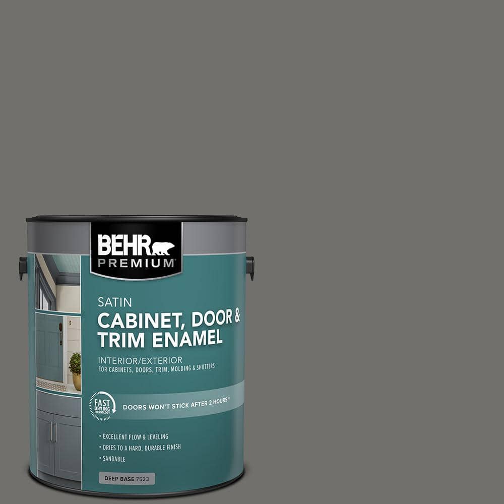BEHR PREMIUM 1 gal. #PPU24-05 Ancestral Satin Enamel Interior/Exterior Cabinet, Door & Trim Paint (1)