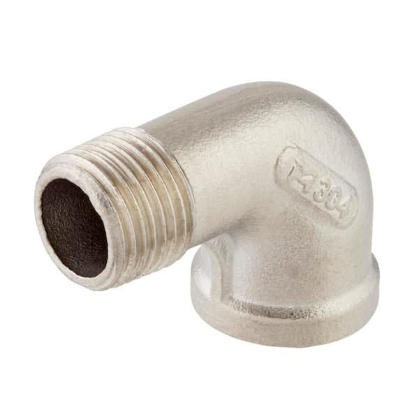 ProLine 1/2 in. MIP x 1/2 in. FIP Stainless Steel Street Elbow Fitting (2)