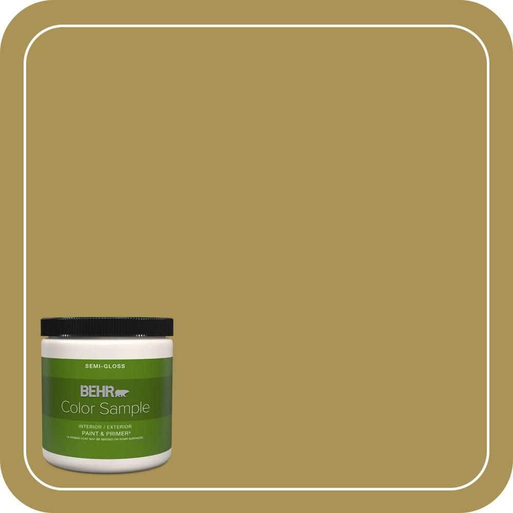 BEHR PREMIUM PLUS #M310-6 Bitter Lemon Flat Low Odor & Primer (1)
