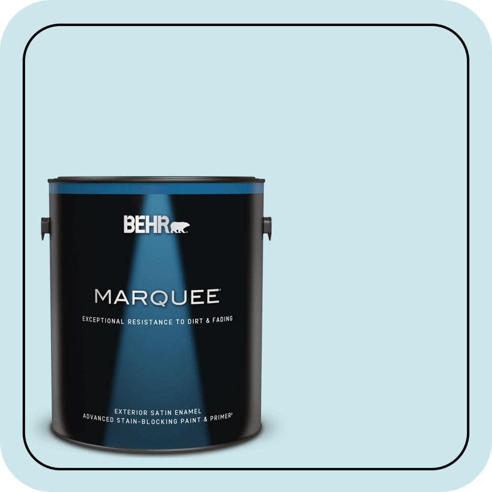 BEHR MARQUEE 1 gal. #MQ3-52 Ethereal Mood Satin Enamel Exterior Paint & Primer (1)
