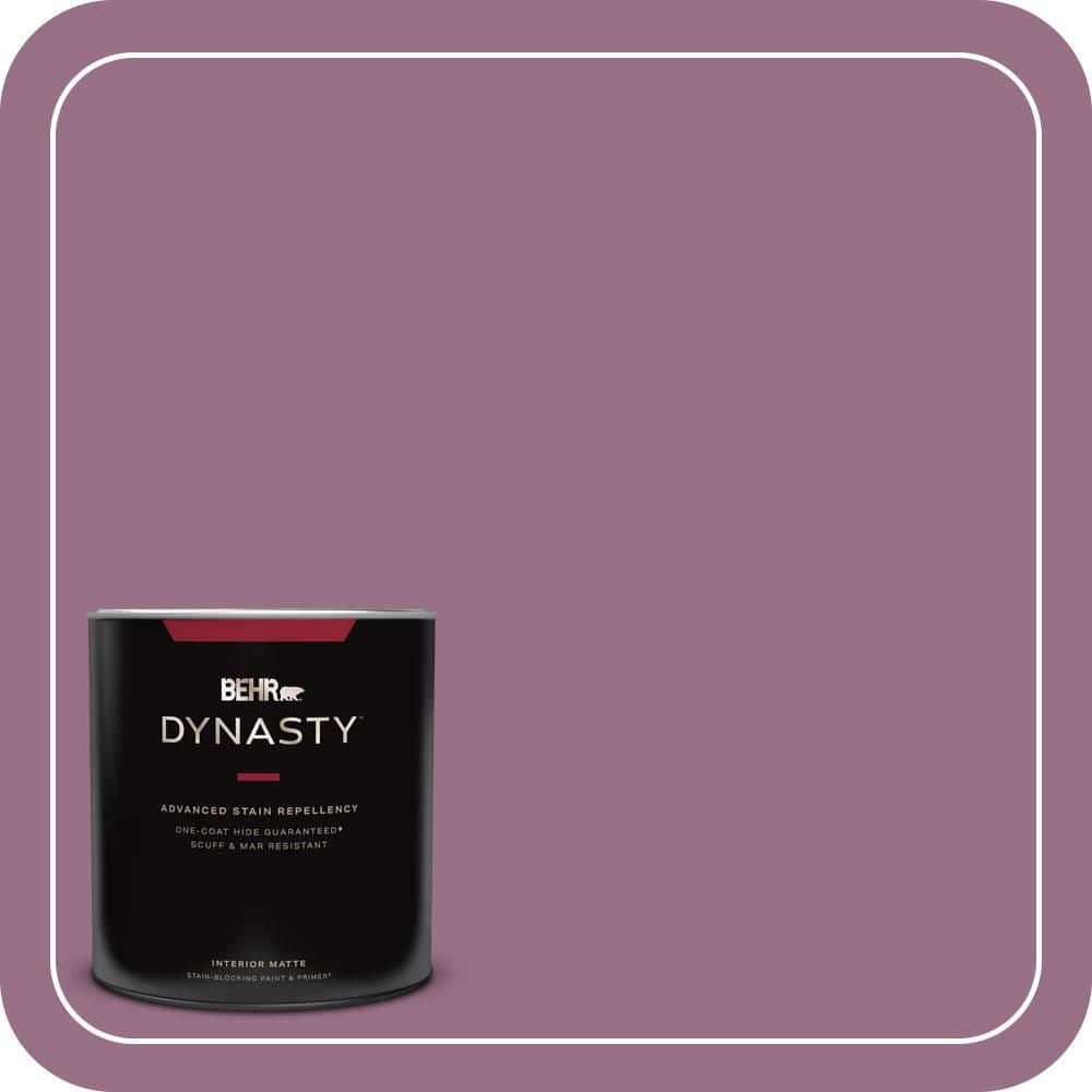 BEHR DYNASTY 1 qt. #690D-6 Meadow Flower Matte Interior Stain-Blocking Paint and Primer