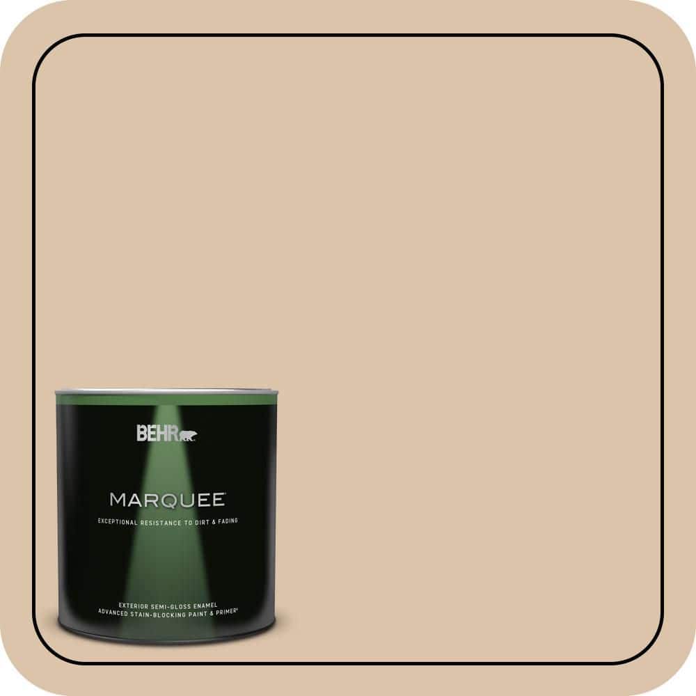 BEHR MARQUEE 1 qt. #PPU4-08 Plateau Semi-Gloss Enamel Exterior Paint & Primer