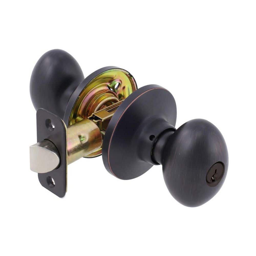 Delaney Hardware Delaney Derby Entry Door Knob in Tuscany Bronze
