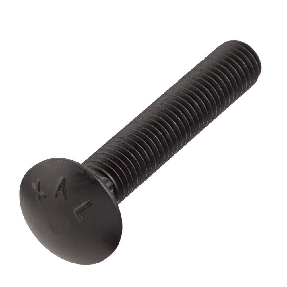 DECKMATE 1/2 in. -13 x 3 in. Black Deck Exterior Carriage Bolt (1)