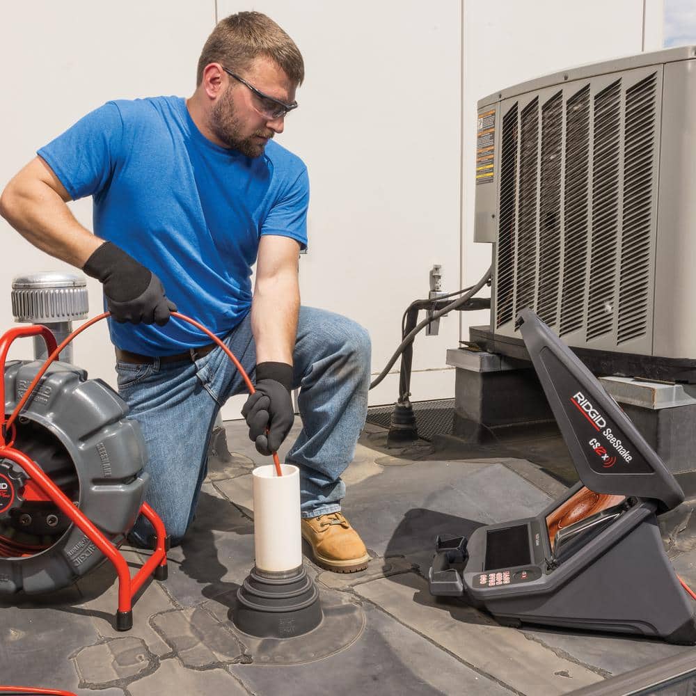 RIDGID SeeSnake CS12x Digital Recording/Reporting 12 in. Monitor for Sewer/Drain/Pipe Inspection Camera Reels, Wi-Fi Enabled (2)