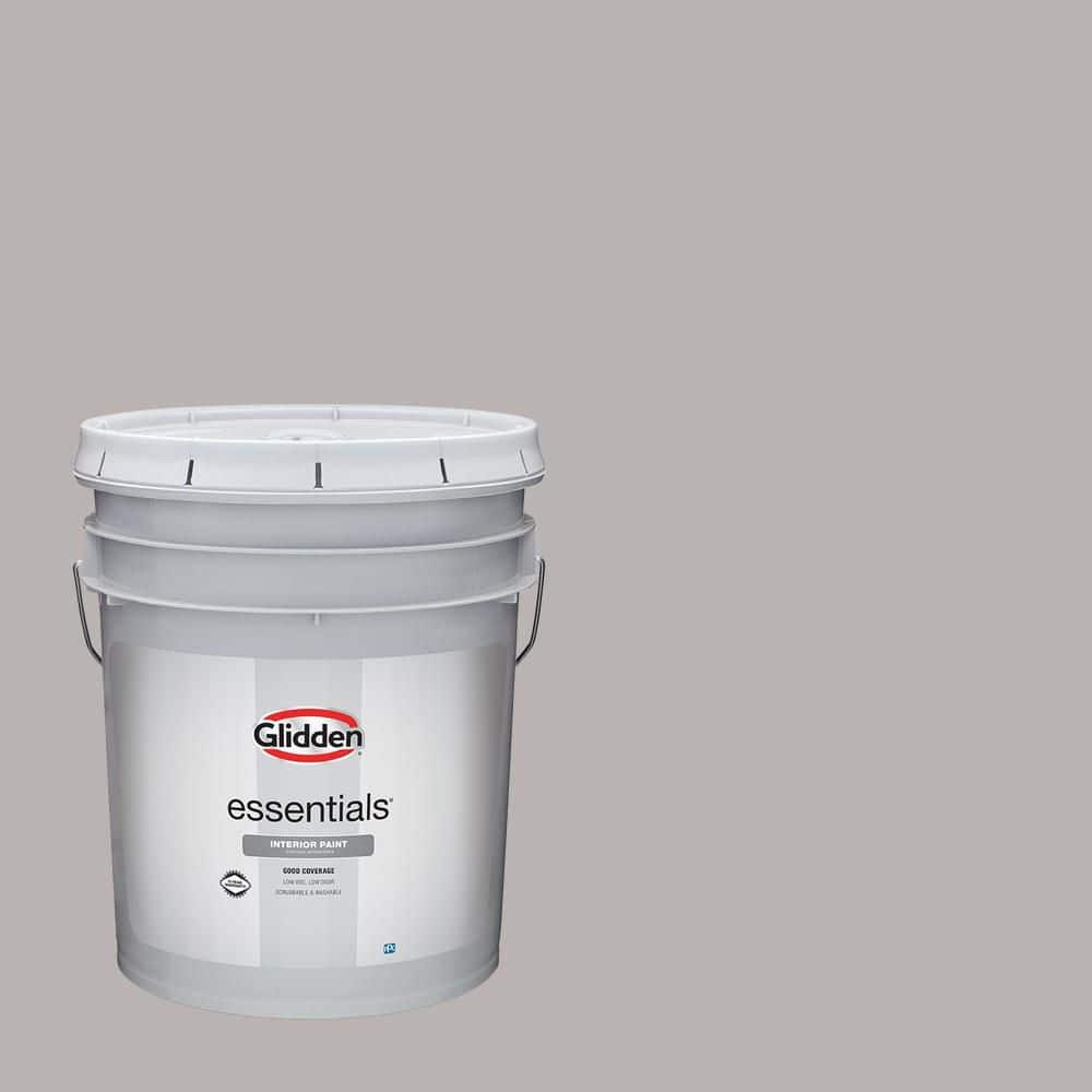 Glidden Essentials 5 gal. PPG1002-4 Gray Marble Eggshell Interior Paint