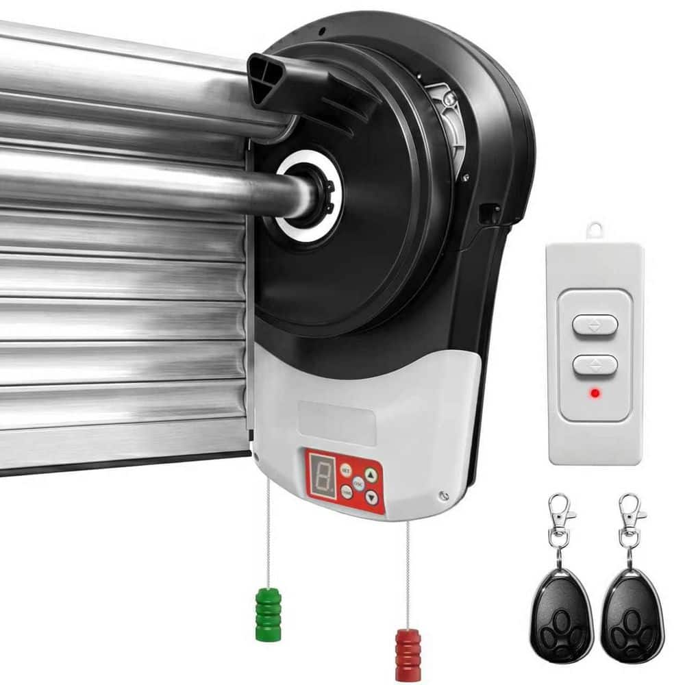 Unbranded 800N Flat Round Quiet 24V DC Motor Automatic Side Mount Roller Door Opener for Garage Shop Commercial Use Remote (1)