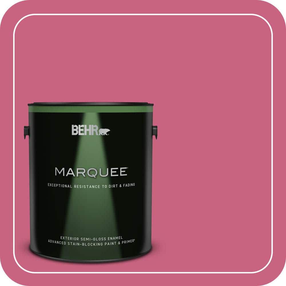 BEHR MARQUEE 1 gal. #P130-6 Ballerina Tutu Semi-Gloss Enamel Exterior Paint & Primer
