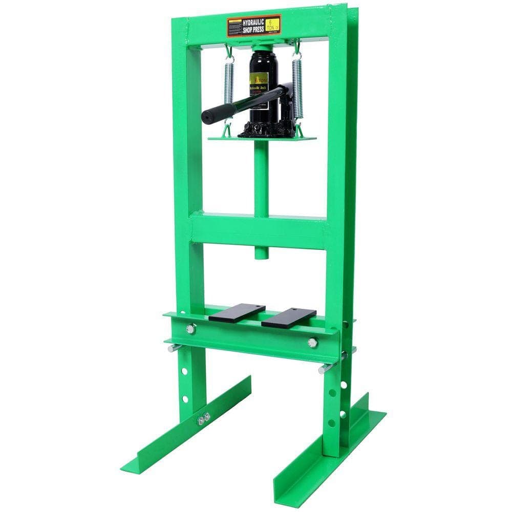 Miscool Ami 6 Ton Hydraulic Press Benchtop H-Frame Garage Floor Press Green (1)