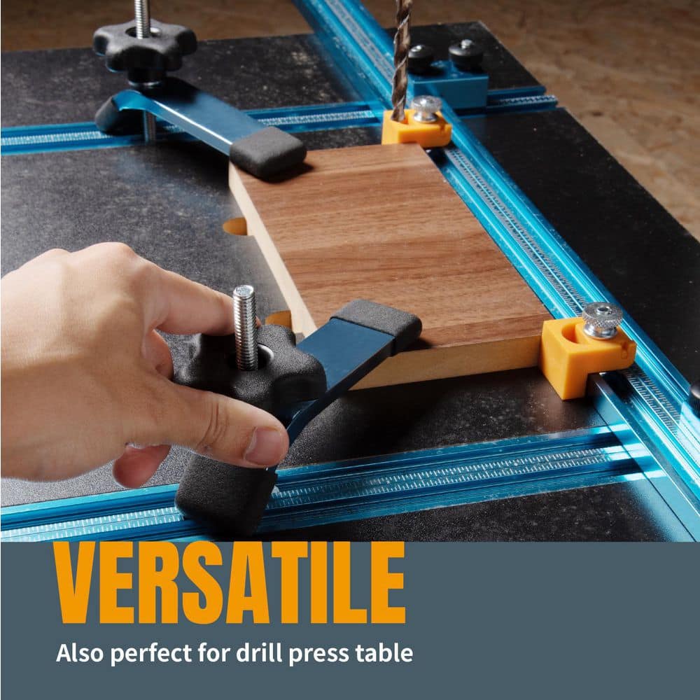 ‎POWERTEC 5-1/2 in. L x 1-1/8 in. W T-Track Hold Down Clamps (Set of 4) (2)